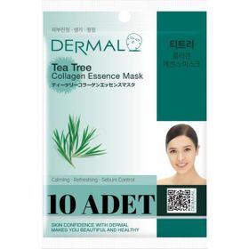 Dermal 10x23 gr Yeşil Çay Özlü Kolajen Maskesi