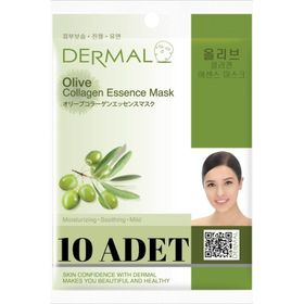 Dermal 10x23 gr Zeytin Özlü Kolajen Yüz Maskesi