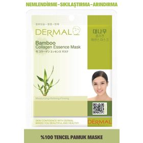 Dermal 23 gr Bambu Özlü Kollajen Maskesi