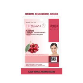 Dermal 23 gr Barbados Kirazı Özlü Kollajen Maskesi