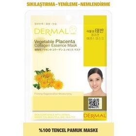 Dermal 23 gr Bitki Plesantası Özlü Kolajen Yüz Maskesi