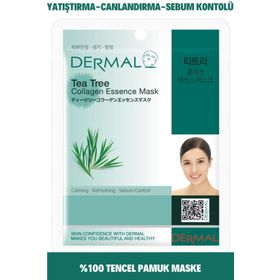 Dermal 23 gr Çay Ağacı Özlü Kollajen Maskesi
