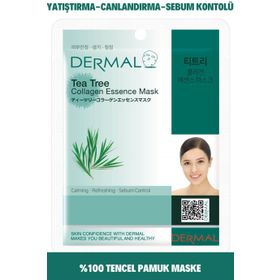 Dermal 23 gr Çay Ağacı Özlü Kollajen Maskesi