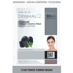 Dermal 23 gr Kömür Özlü Kollajen Maskesi