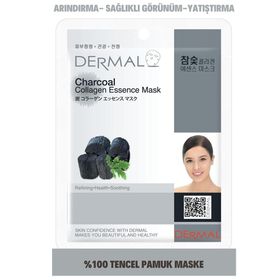 Dermal 23 gr Kömür Özlü Kollajen Maskesi