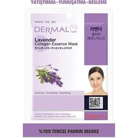Dermal 23 gr Lavanta Özlü Kollajen Maskesi