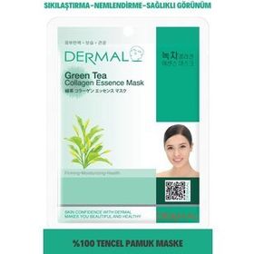 Dermal 23 gr Yeşil Çay Özlü Kollajen Maskesi