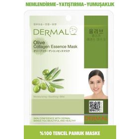 Dermal 23 gr Zeytin Özlü Kolajen Yüz Maskesi