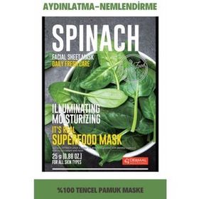 Dermal 25 gr It's Real Superfood Ispanak Nemlendirici Yüz Maskesi