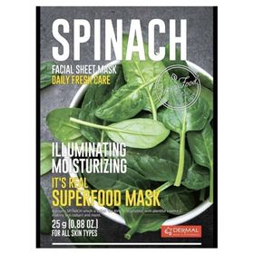 Dermal 25 gr It's Real Superfood Ispanak Nemlendirici Yüz Maskesi