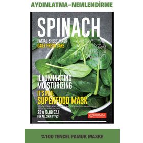 Dermal 25 gr It's Real Superfood Ispanak Nemlendirici Yüz Maskesi