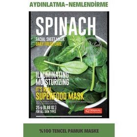 Dermal 25 gr It's Real Superfood Ispanak Nemlendirici Yüz Maskesi