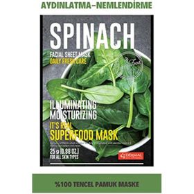 Dermal 25 gr It's Real Superfood Ispanak Nemlendirici Yüz Maskesi
