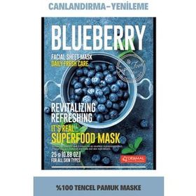 Dermal 25 gr Yaban Mersini It's Real Super Gıda Yüz Maskesi