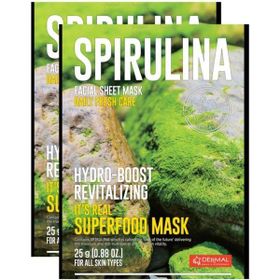 Dermal 2x25 gr Spirulina It's Real Super Gıda Yüz Maskesi