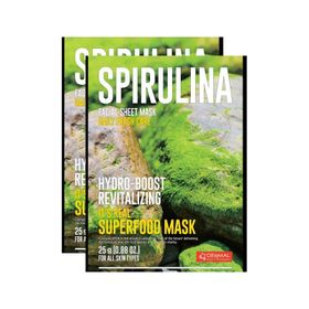 Dermal 2x25 gr Spirulina It's Real Super Gıda Yüz Maskesi