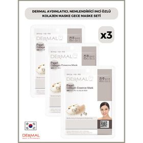 Dermal 3x23 gr İnci Özlü Kolajen Maskesi