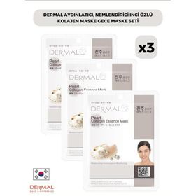 Dermal 3x23 gr İnci Özlü Kolajen Maskesi