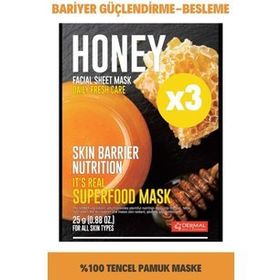 Dermal 3x25 gr Bal It's Real Super Gıda Yüz Maskesi