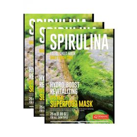 Dermal 3x25 gr Spirulina It's Real Super Gıda Yüz Maskesi