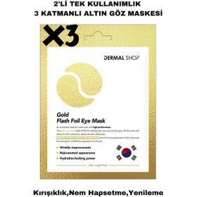 Dermal 3x4 gr Altın Göz Maskesi
