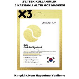 Dermal 3x4 gr Altın Göz Maskesi