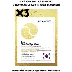 Dermal 3x4 gr Altın Göz Maskesi