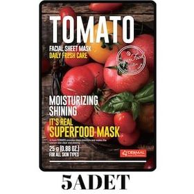 Dermal 5 Adet Domates It's Real Super Yüz Maskesi
