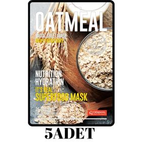 Dermal 5x25 gr Yulaf It's Real Super Gıda Yüz Maskesi