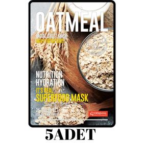 Dermal 5x25 gr Yulaf It's Real Super Gıda Yüz Maskesi