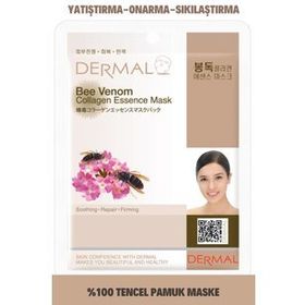 Dermal Arı Zehri Özlü 23 g Kolajen Yüz Maskesi