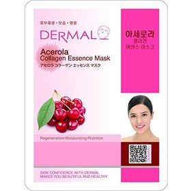 Dermal Barbados Kirazı Özlü 23 g Kolajen Yüz Maskesi