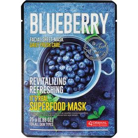 Dermal Blueberry Facial Sheet Maske