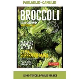 Dermal Brokoli It's Real Super 25 gr Gıda Yüz Maskesi