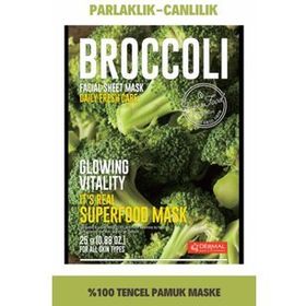 Dermal Brokoli It's Real Super 25 gr Gıda Yüz Maskesi