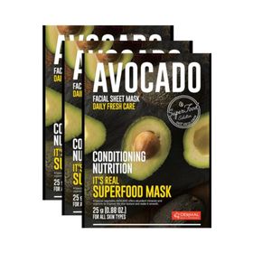 Dermal Düzenleyici ve Besleyici 3x25 gr Avokado Maskesi