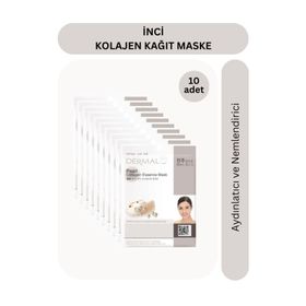 Dermal İnci Özlü Kolajen 10 Adet Nemlendirici Gece Maskesi