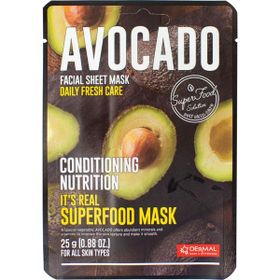 Dermal It's Real Superfood Avokado Pürüzsüzleştirici Yüz Maskesi