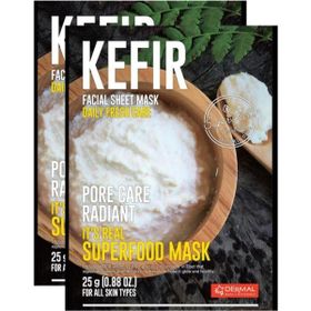 Dermal It's Real Superfood Kefir 2x25 gr Yüz Maskesi