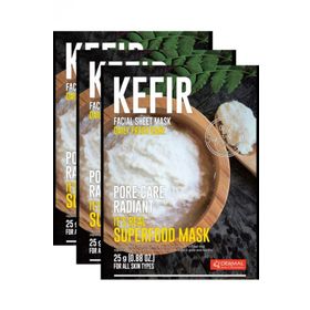 Dermal It's Real Superfood Kefir 3x25 gr Yüz Maskesi