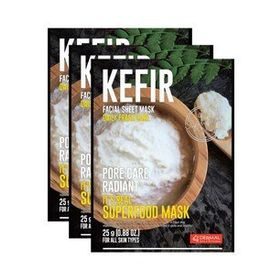 Dermal It's Real Superfood Kefir 3x25 gr Yüz Maskesi