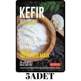 Dermal It's Real Superfood Kefir 5x25 gr Yüz Maskesi
