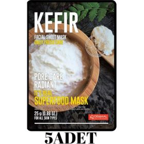 Dermal It's Real Superfood Kefir 5x25 gr Yüz Maskesi
