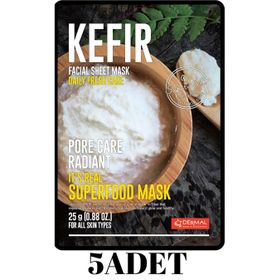 Dermal It's Real Superfood Kefir 5x25 gr Yüz Maskesi