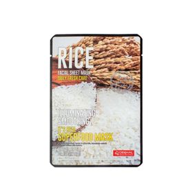Dermal It's Real Superfood Pirinç Aydınlatıcı Yüz Maskesi