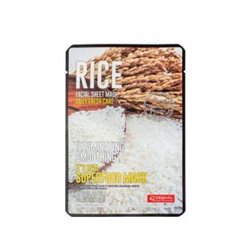 Dermal It's Real Superfood Pirinç Aydınlatıcı Yüz Maskesi