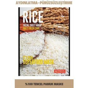 Dermal It's Real Superfood Pirinç Aydınlatıcı Yüz Maskesi