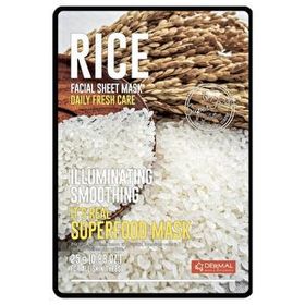 Dermal It's Real Superfood Pirinç Aydınlatıcı Yüz Maskesi