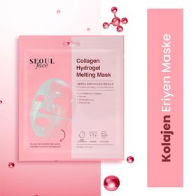 Dermal Korea Seoul Face 34 gr Collagen Hydrogel Eriyen Yüz Maskesi