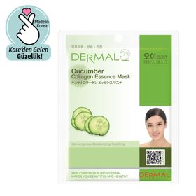 Dermal Nemlendirici ve Pürüzsüzleştirici 23 gr Salatalık Özlü Maske
